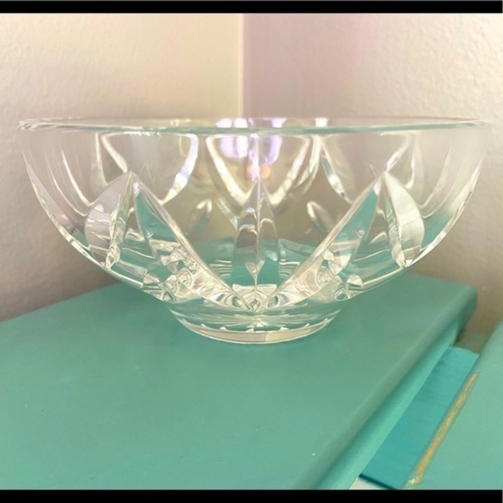 Waterford Chrystal 4 3/4” Cut Glass Bowl Perfect Condition Beautiful.